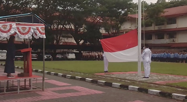 Irup Hari Sumpah Pemuda, Bupati Vonnie Panambunan Bacakan Sambutan Menpora
