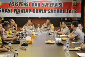 Tim Mabes Polri Gelar Asistensi dan Supervisi, Bahas Persiapan Polda Sulut Hadapi Pemilu 2019