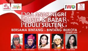 IWO Bersama Ully Sigar dan Seniman Ibukota Galang Donasi for Sulteng