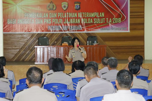 Para Calon Pensiunan Polri Ini diberikan Motivasi