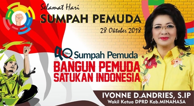 Ivonne Andries: Sumpah Pemuda Adalah Api Persatuan Indonesia