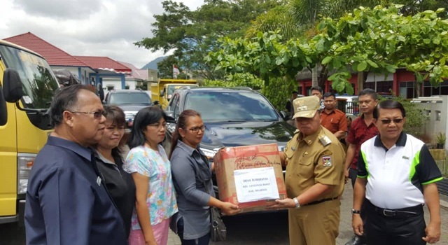 Bantuan Kemanusiaan Pemkab Minahasa Menuju Sulawesi Tengah