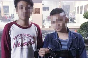 Bakuku diseputaran Sparta Tikala, 2 Pemuda Ini diamankan Polisi