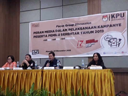 FGD KPU Sulut dan Media: Ardiles Mewoh Minta Dikritik 8 FGD KPU Sulut dan Media: Ardiles Mewoh Minta Dikritik