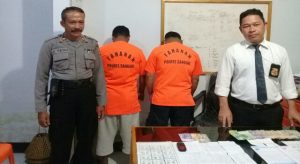 Wow !!! Main Judi Togel, Dua Tersangka Dibekuk Sat-Reskrim Polres Sangihe