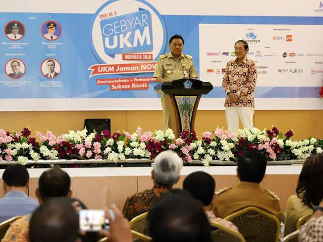 Buka Gebyar UKM 2018, Olly Dondokambey Ungkap Omzet 10,8 T