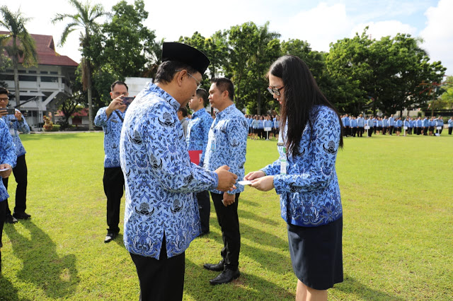 Edwin Silangen Bacakan Sambutan Presiden Jokowi