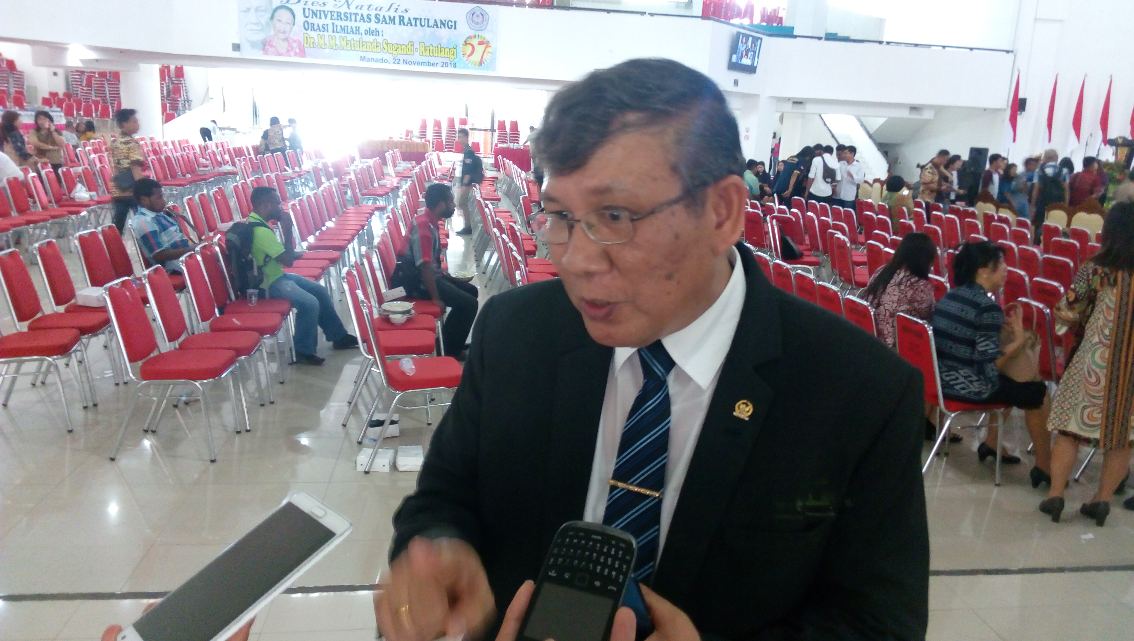 Ini Harapan Marhany Pua di Dies Natalis Unsrat ke-57 Selaku Ketua Ikatan Alumni