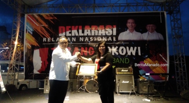 Dipimpin Joice Worotikan, Deklarasi Torang Jokowi Didominasi 75% Generasi Millenial
