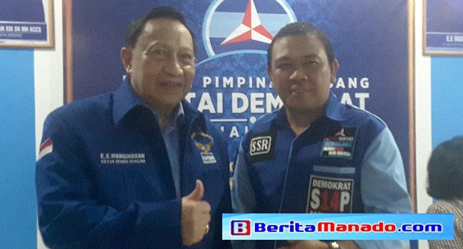 EE Mangindaan Hadiri Konsolidasi Pemenangan Demokrat Minahasa Utara