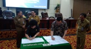 Pemkot dan DPRD Manado Tandatangani Nota Kesepakatan KUA-PPAS TA 2019