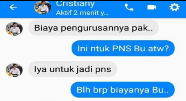 Akun Palsu Bupati Minsel Diduga Minta Uang Untuk Jadi PNS