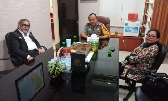 Ketua Komnas PA Arist Merdeka Sirait Kunjungi Polresta Manado