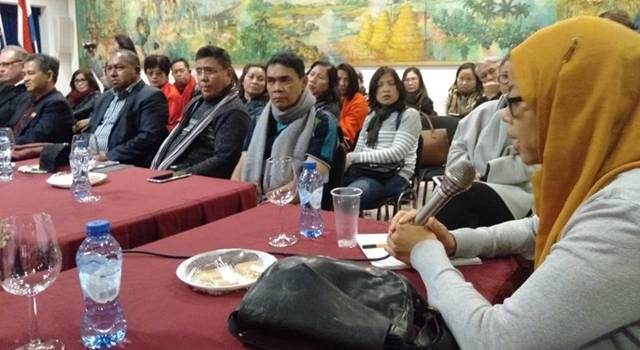 pengurus Masjid di Belanda Wati Chaino yang juga merupakan mantan sekertaris diaspora