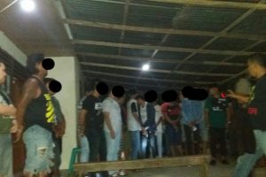 Pesta Miras di Teling Atas, 25 Orang diamankan Polsek Wanea