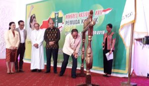 Pembukaan Kongres Nasional XVII Pemuda Katolik di Kupang Meriah