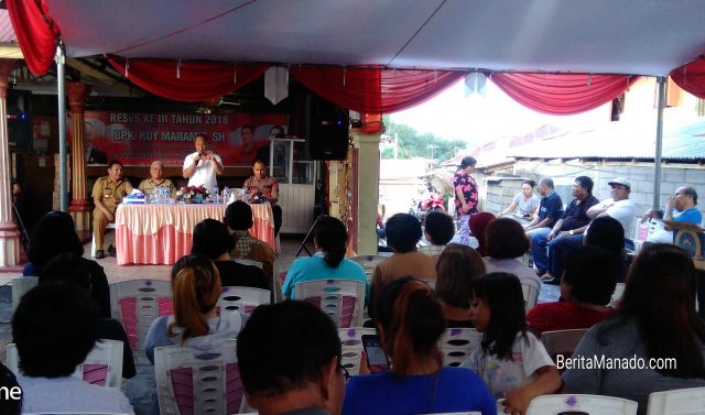 Roy Maramis Serap Aspirasi Masyarakat Wenang