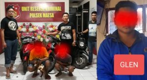 Lima Hari Keliling Lakukan Jambret di Bitung, Glen dan Ando Diringkus Tim Cobra