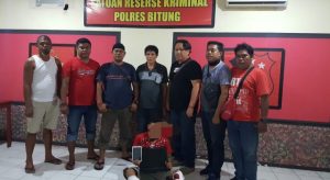 Residivis Menangis saat Diamankan Tim Polres Bitung