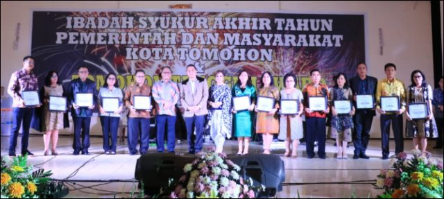Ini Peraih Tomohon Tangguh Award dan Pemenang Tomohon Christmas Evening Carnival 2018