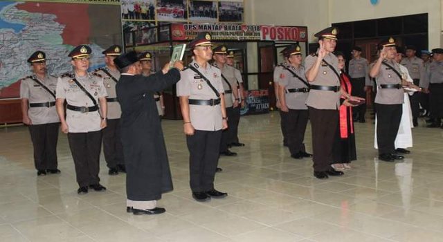 Polres Minsel Miliki Kabag Ops dan Kasatres Narkoba Baru
