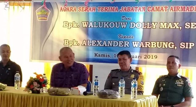 Sertijab, Alexander Warbung Gantikan Dolly Walukow