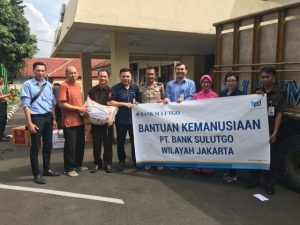 Bank SulutGo Wilayah Jakarta Peduli Korban Tsunami Selat Sunda