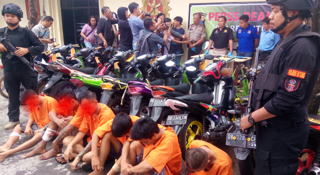 Didor Cara Polres Tekan Kasus Pencurian di Bitung