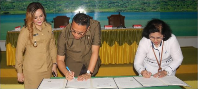 Pemkot Tomohon dan BPOM Tandatangani MoU Terkait Pengawasan Obat dan Makanan