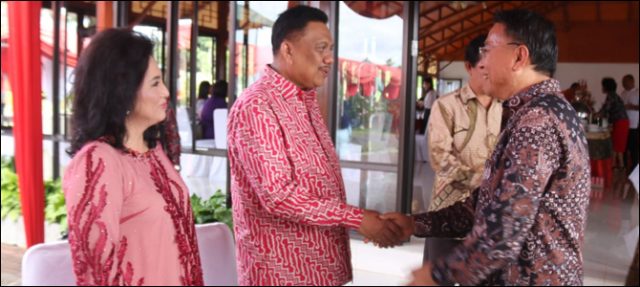 Wali Kota Tomohon Hadiri Open House Gubernur Sulawesi Utara
