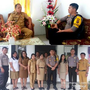 Kapolsek Touluaan Ajak Pemerintah Kecamatan Jaga Stabilitas Keamanan Jelang Pemilu