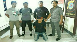 Polsek Tombatu Amankan Pelaku Pengancaman dengan Sajam di Desa Mundung
