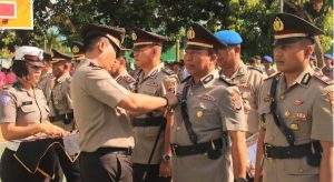 Sertijab Polres Bitung, Fandi Ba’u ke Sangihe Kamidin ke Polda Sulut
