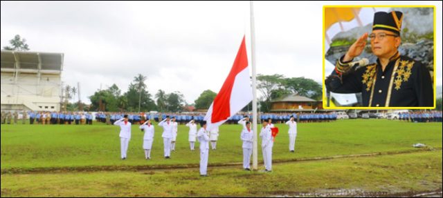 Upacara Hari Jadi ke-16, Eman: Dukungan Masyarakat Membuat Kota Tomohon Semakin Maju