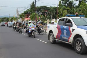 Pengamanan Pemilu 2019, TNI-Polri Bersinergi Tinjau Kantor KPU-Bawaslu Minsel