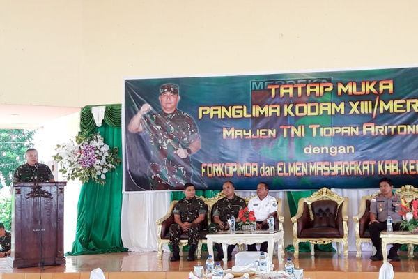 Pangdam XIII/Merdeka Tatap Muka Dengan Tokoh-tokoh di Talaud
