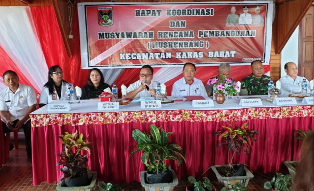 Robby Dondokambey Hadiri Rakor dan Musrenbang Kakas Barat