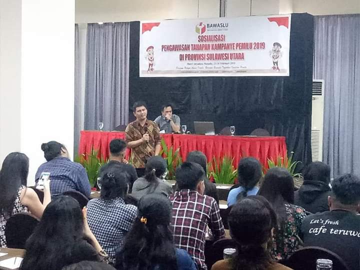 Bawaslu Sulut Ajak KPU Koordinasi Terkait Jadwal Kampanye dan Penayangan Iklan Media Massa