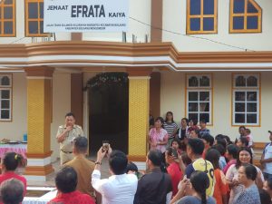 Resmikan GMIBM Efrata Kaiya, Olly Dondokambey Minta Maaf