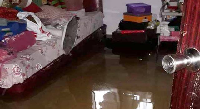 Kuala Radiolen Meluap, Kembang Terendam Banjir