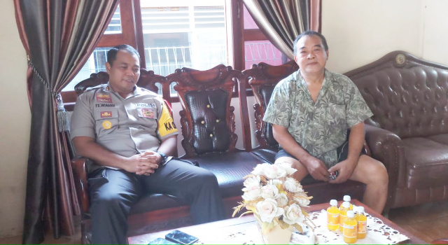 Kegiatan Sanjung! Kapolres Kunjungi Tokoh Agama Konghucu Minsel