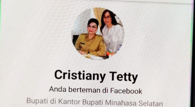 Akun Palsu! Rusak Popularitas Bupati Tetty Paruntu 8 Akun Palsu! Rusak Popularitas Bupati Tetty Paruntu