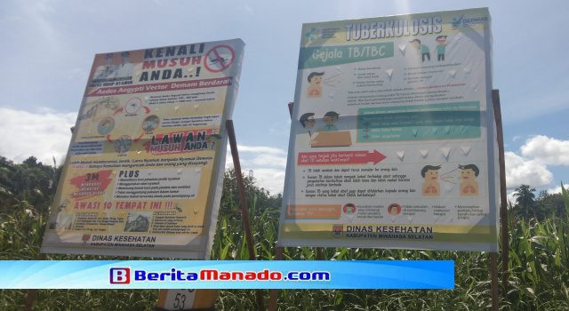 Ternyata Begini Maksud  Dipasangnya Baliho  Ini Oleh Dinkes 