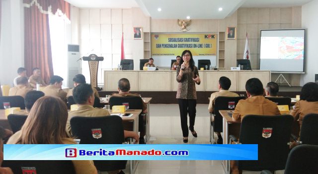 KPK Sosialisasi Gratifikasi di Pemkab Minsel