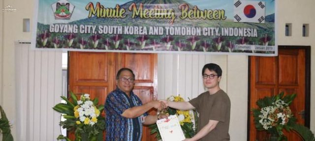 Iven GIFF, Goyang-Tomohon MoU Ekspor Amorphophallus