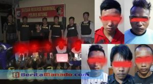 Lakukan Pencurian di 13 Lokasi, Enam Remaja Ditangkap Tarsius Bitung