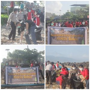 Polresta Manado Peduli Lingkungan, Ini Buktinya