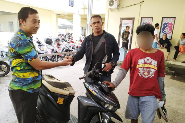 Berkat Rekaman CCTV, Maling Motor Diringkus Tim Paniki