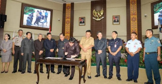 DPRD Sulut Paripurna Penetapan Propemperda dan Peraturan Tata Tertib