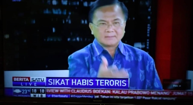 Benny Mamoto: Terorisme di Indonesia Terus Berkembang
